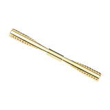 Maxbell Gentlemen Pinch Clips Tie Pins Shirt Clip Good Texture Length 6cm Classic Aureate
