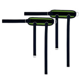 Maxbell Portable Ankle Straps Leg Glute Workouts for Weight Lifting Bodybuilding Gym Green 2pcs