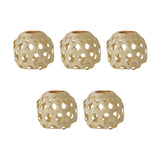 Maxbell 5Pcs Handwoven Lampshade Chandelier Light Cover Replacement for Restaurant Small