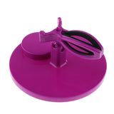 Maxbell Hands Free Anti-Spill Nail Polish Bottle Holder Grip & Clip for DIY Nail Art Purple