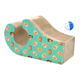 Maxbell Organ Cat Scratching Board with Playing Ball Durable for Kitty Grinding Claw