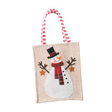Maxbell Christmas Candy Bag Gift Storage Bag Xmas Favor Pouch for Holiday Birthday Snowman