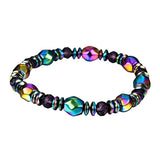 Max Metal Energy Hematite Magnetic Therapy Bracelet Electroplated Beads