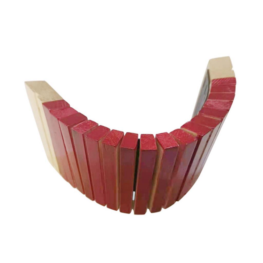 Maxbell Orff Tooth Wood Sounder Wooden Percussion Instrument for Classroom Preschool