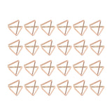 Maxbell 24x Place Card Holder for Desk Display Card Name Stand Wedding Food Signs Rose Gold