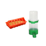 Maxbell Food and Water Feeder Set Cage Hanging feed Bucket for Small Animals Rabbit Small