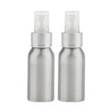 Maxbell 2 Pieces Aluminum Perfume Spray Bottles Fine Mist Atomizer for Travel 50ml