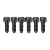 Maxbell Electric Guitar Bridge Saddles Locking String Screws for Guitar Repairing Black