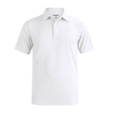 Maxbell Mens Short Sleeve T Shirt Casual Tee Shirt for Business Hiking Daily Leisure XL White