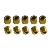 Max 10pcs Fishing Rod Guides Ring DIY Pole Guide Repair Golden Cylindrical 04