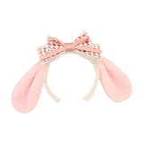 Maxbell Cute Rabbit Ear Headband Costume Accessories Hairhoop for Holiday Decoration Pink