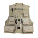 Maxbell Sleeveless Jacket with Pockets Utility Vest Fishing Vest for Adults Outdoor 3XL
