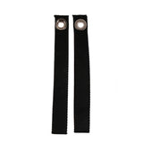 Maxbell 2pcs Hood Loops Anchor Straps Tie Down Hood Kayak Canoes Black