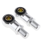 Maxbell 2Pcs Eye Adapters for Motorcycle Scooter Shock Absorber - Silver 10mm