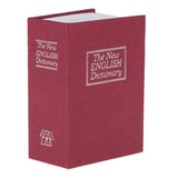 Max Dictionary Creative Imitation Book Safe Box Mini Piggy Bank Red