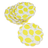 Max 8pcs Lemon Paper Plates Birthday Party Baby Shower Tableware DIY  9 inch