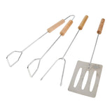 Maxbell Outdoor Camping BBQ Fork Shovel Food Clamp Clip