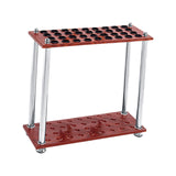 Maxbell Billiard Rod Rack Pool Pole Stand Vertical for Billiard Room Club Party Red