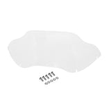 Maxbell 9.5" Wave Windshield Windscreen for Harley Touring Street Glide Clear