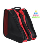 Maxbell Ice Skates Bag 3 Layer Breathable Girls Boys Carry Handle and Shoulder Strap Pink