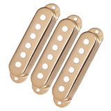 Max Maxb 3 Pcs Guitar Humbucker Pickup Cover Electric Guitar Replacement Parts Golden