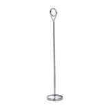 Maxbell Hotel Stainless Steel Table Place Card Holder Table Number Stand  35.5cm