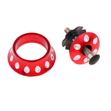 Maxbell Aluminum Alloy Bicycle Headset Top Cap Stem Cover for MTB Road Bike 44mm Red