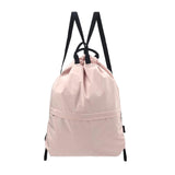 Maxbell Waterproof Sport String Drawstring Bag Pack Gym Tote Casual Backpack Pink
