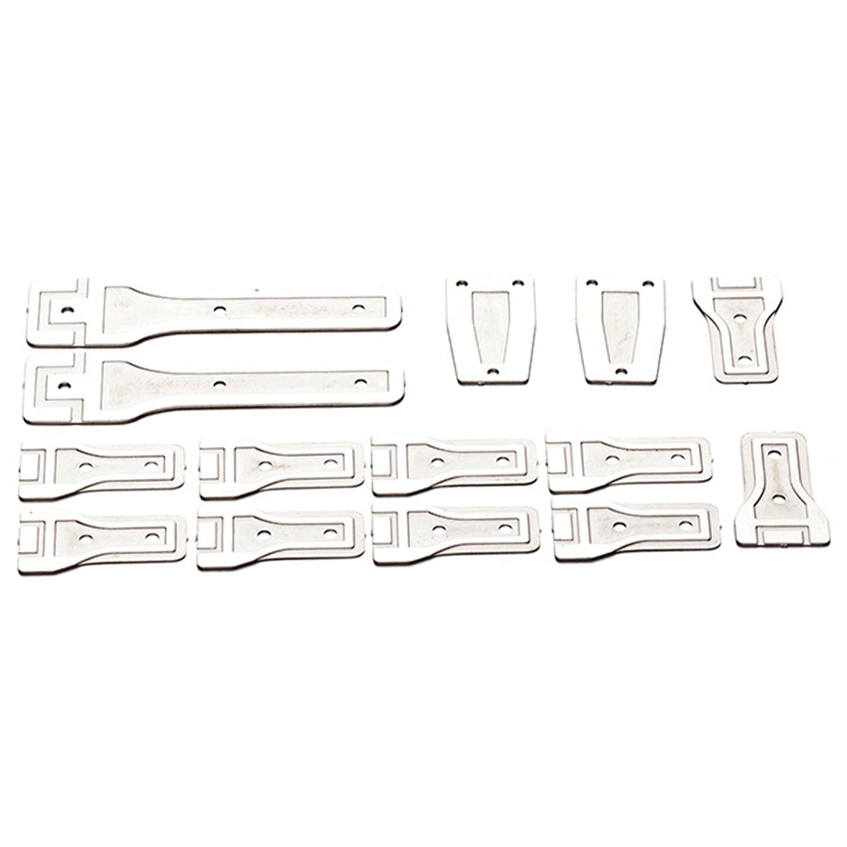 Maxbell 14 Pieces 1:6 RC Car Body Hinge Kits for Axial SCX6 Truck DIY Accessory Silver