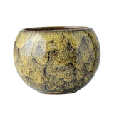 Maxbell Ceramic Tea Cup Drink Drinkware Vintage Style Tabletop Living Room Teacup Yellow