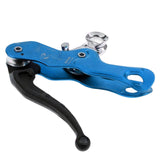 Maxbell Outdoor Rock Climbing Descender Self Braking Rappelling Gear for Downhill Blue