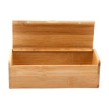 Maxbell Rectangle Bamboo Sunglasses Organizer Case, Space Saving 6.5x2.68x2.17inch