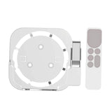 Maxbell Plastic Remote Control Cover Mount Holder for Apple TV6  White White