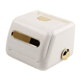 Maxbell Nordic Tissue Box Holder with Spring for Restaurant Dining Table White