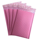 Maxbell 50pcs Bubble Mailers 15x18cm Padded Envelopes Shipment Tear Resistance Pink