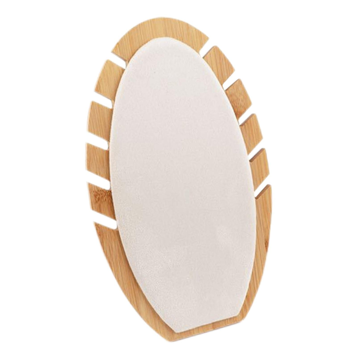 Maxbell Wood Necklace Easel Display Stand Holder Necklace Easel Display Beige