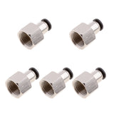 Max 5PCS Air Water Hose Tube Push In Female Thread Pneumatic Fittings DPCF6-03