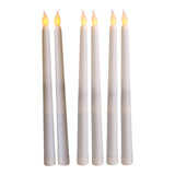 Maxbell 6 Pieces Flameless LED Candles Battery Operated for Party Halloween Table