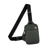 Maxbell Sports Chest Bag Wallet with Zipper Pocket for Outdoor Sport Trekking Gym Grey