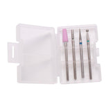 Maxbell 3/32'' Nail Art Drill Bit Acrylic Gels Removal Electric Manicure Bits Set 4x FD-2