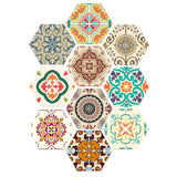 Max 10pcs Floor Stickers PVC Tile Stickers Removable Wall Stickers Home Decor C