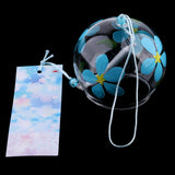 Max Japanese Style Glass Windchime Hanging Blessing Bells Home Wind Chimes 17