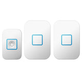 Max Wireless Chime Doorbell 60 Melodies 1 Transmitter for 2 UK Plug-in Receivers
