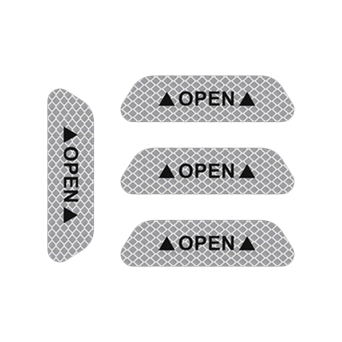 Maxbell 4x Reflective Tape Strong Adhesion for Vehicles Motorcycle Automotive Argent