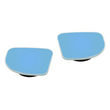 Maxbell Rear View HD Glass Car Blind Spot Mirrors for SUV Trucks Fan Blue