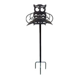 Maxbell Garden Hose Holder Storage Rack Freestanding for Lawn Outside Backyard owl