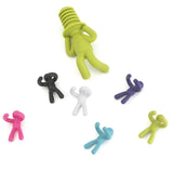 Maxbell Creative Silicone Wine Bottle Stopper Party Wine Glass Marker People