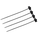 Maxbell 4 Pack Mountain Bike Bicycle Self-Lock Cable Tie Brake Gear Cable Guide Clip