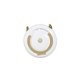 Maxbell Adjustable Hair Dryer Holder Punch Free 180 Degrees Rotation Blow Dryer Rack gold