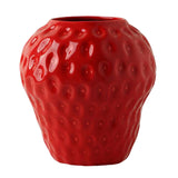 Maxbell Ceramics Strawberry Vases Container Flower Vase for Kitchen Decoration